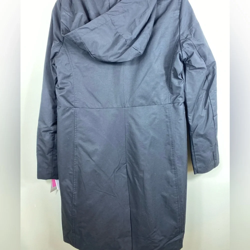 Kate‎ Spade Women'’s  Single Breasted Hooded Cotton Trench Coat